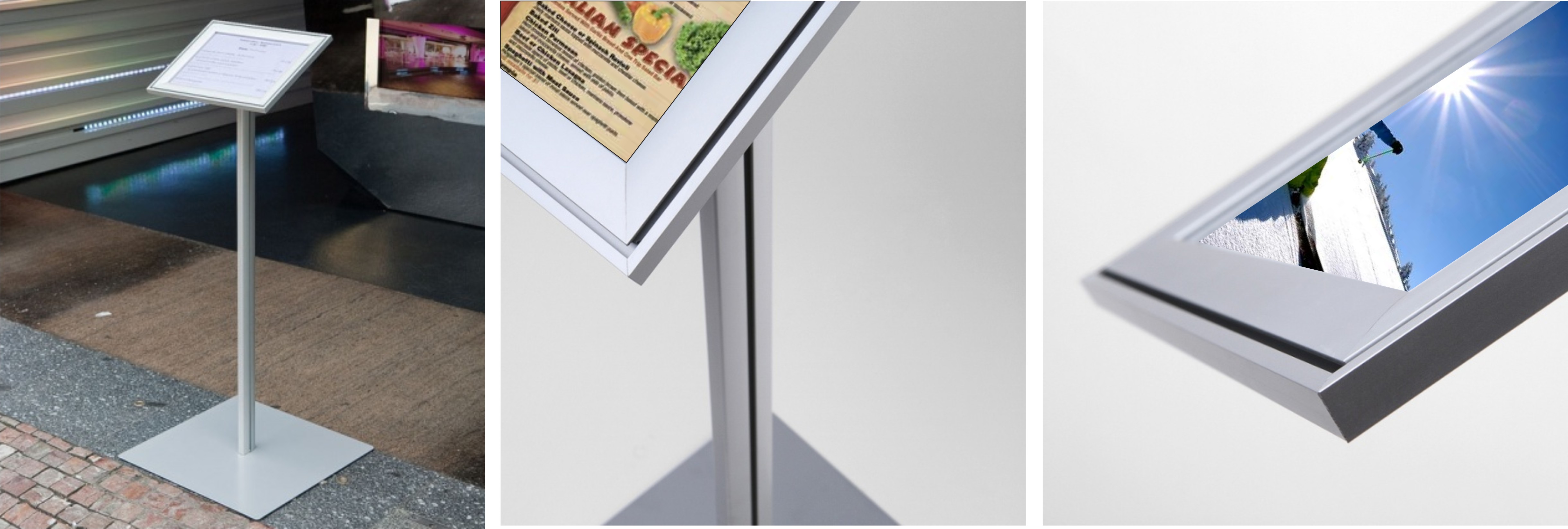 Designer Freestanding Information / Menu Stand